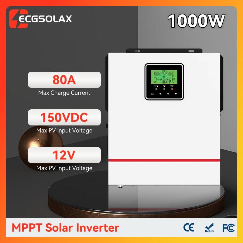 Flexible Solar Panel - ECGSOLAX 1KW Hybrid Solar inverter 12V