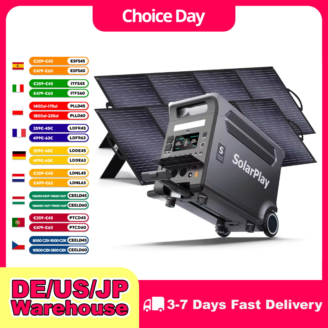 SOLARPLAY 3600W Portable Power - Rv Solar Kit 400W 评论和价格