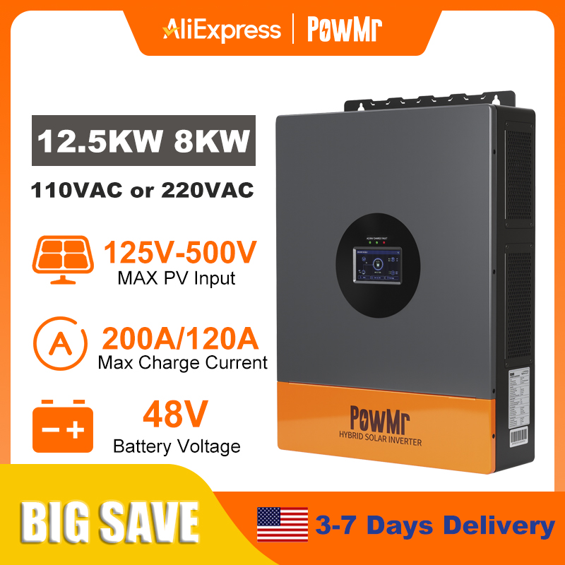 PowMr 12.5KW 8KW Split Phase I - Flexible Solar Panel 评论和价格