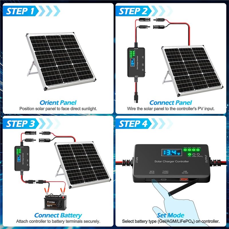 NEW HOT In Stock-Solar Charge  - Solar Panel Monocrystalline 评论和价格