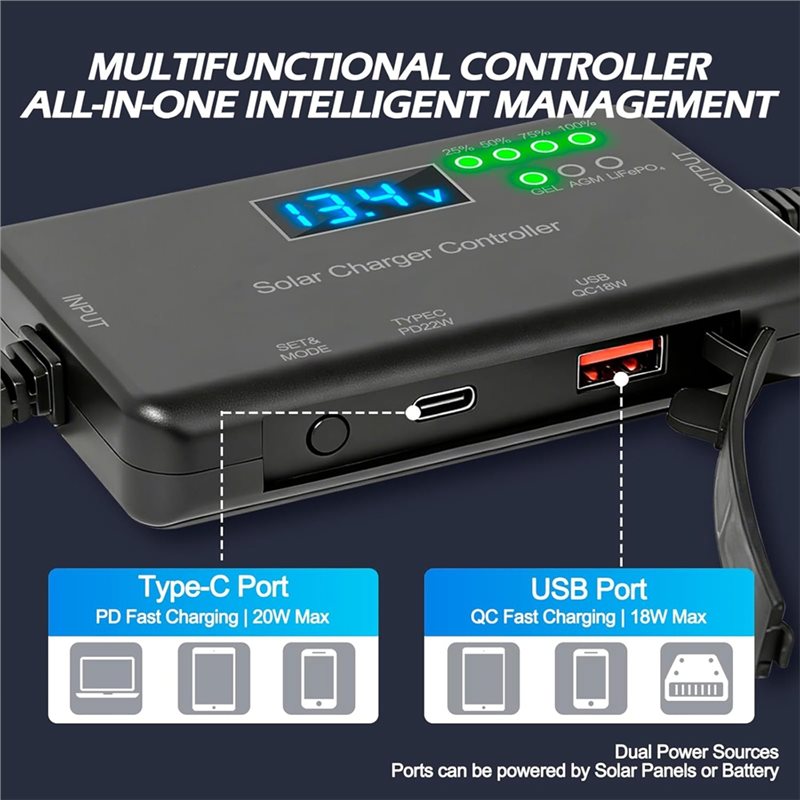 NEW HOT In Stock-Solar Charge  - Solar Panel Monocrystalline 评论和价格