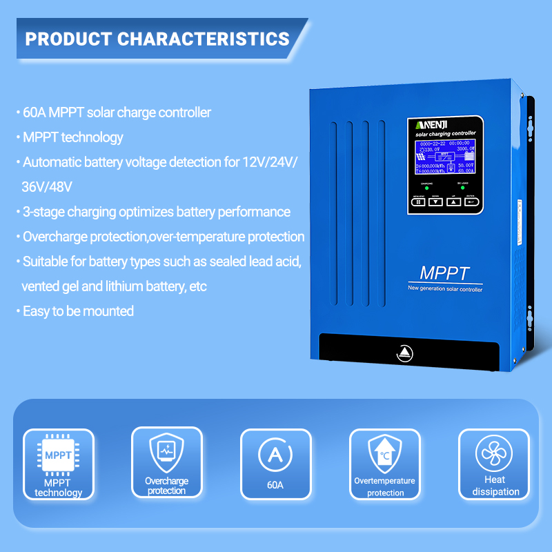 ANENJI MPPT 100A 80A 60A Solar - Solar Panel Monocrystalline 评论和价格