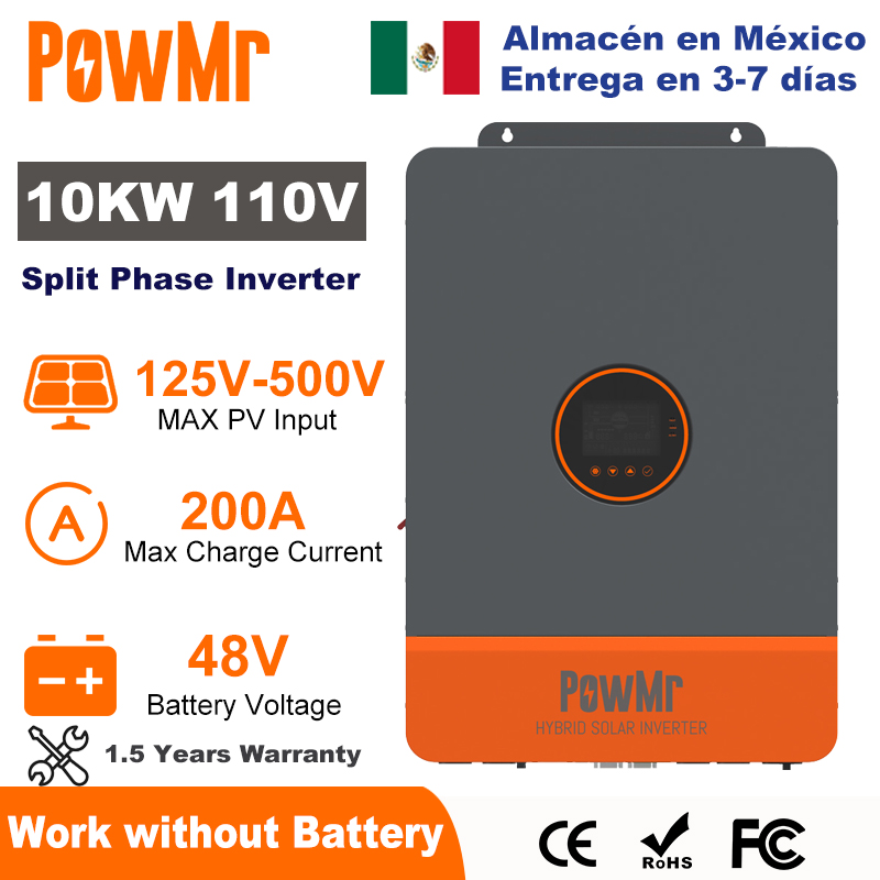 PowMr 10KW Split Phase Inverte - Flexible Solar Panel 评论和价格