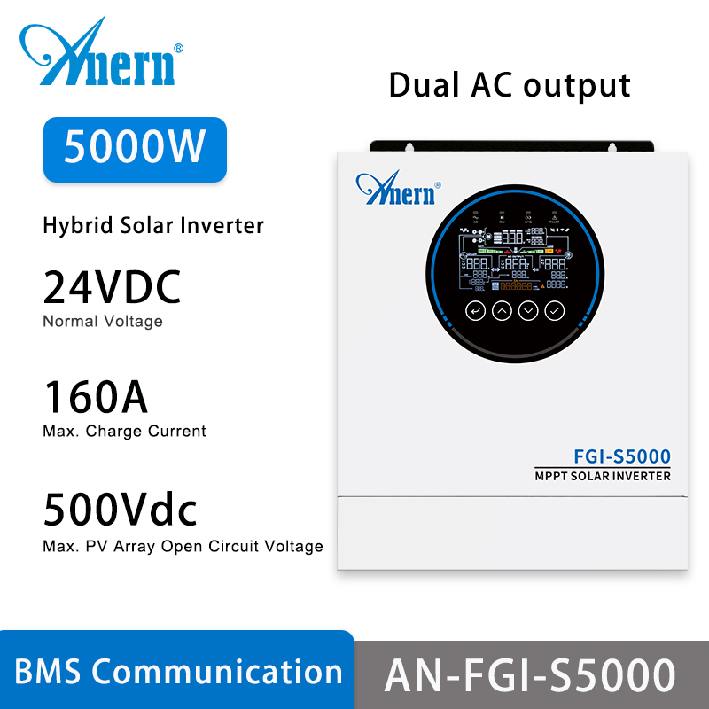 Anern 5KW 6.5KW Hybrid Inverte - Flexible Solar Panel 评论和价格