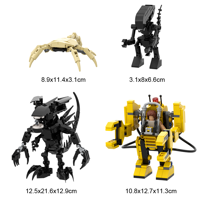 549PCS Aliened Facehugger Alie - Renewable Energy Lego 评论和价格